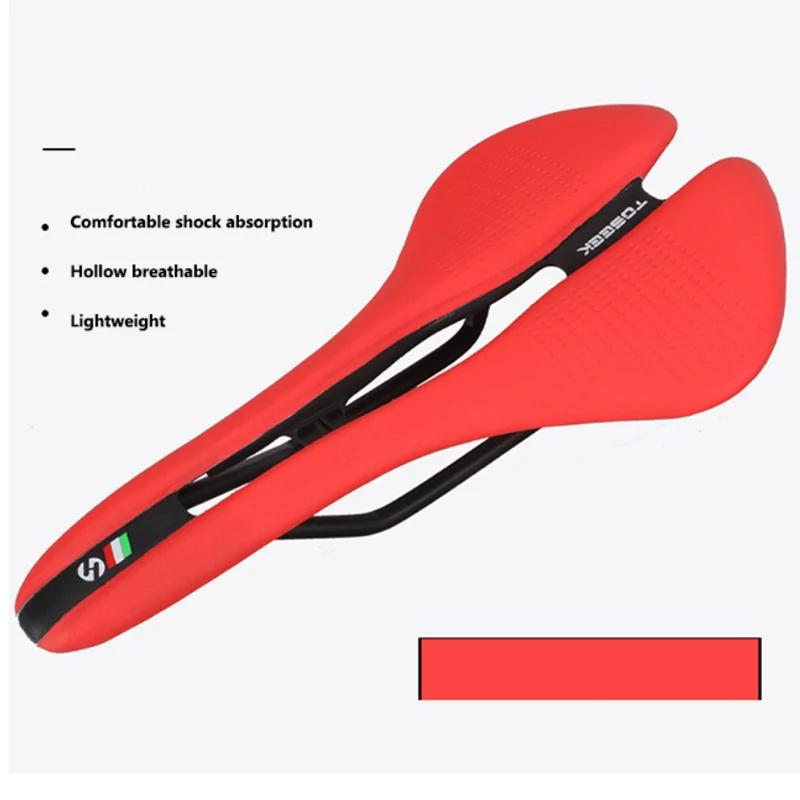/ODM TOSEEK Bicycle Saddle Racing MTb Road Mountain Bike Seat Hollow Ergonomics Bike Seat Cushion Cycling Saddle Accessories
