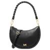 Kyla Kyla Gold Hardware Leather Shoulder Crossbody Tote Small Women's Black