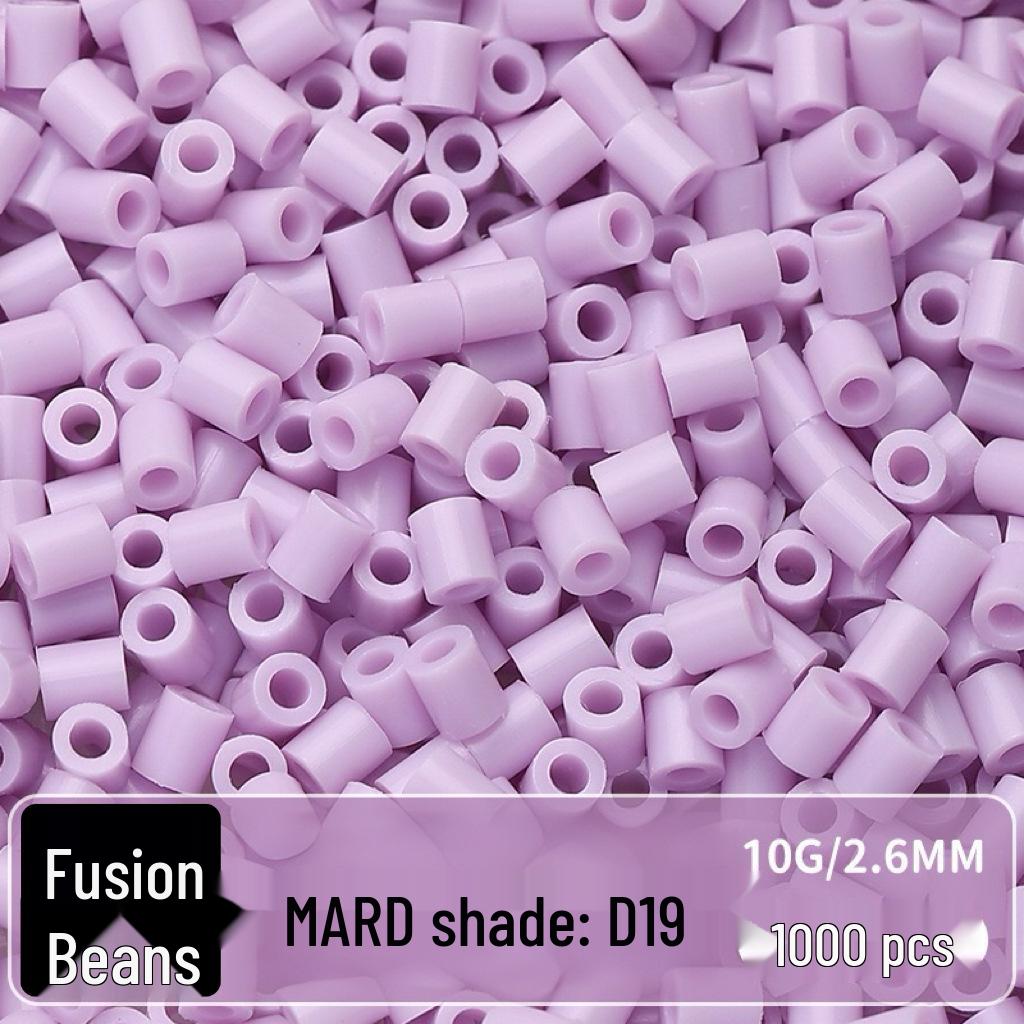 Confezione di Ricarica Perline Termofusibili da 264 Colori - 1000 Perline, 2,6 MM, Materiali per Puzzle 3D Fai da Te