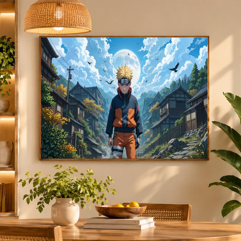 5D Diamond Painting Naruto Uzumaki DIY Full Drill Diamond Art Kit Home Decoration