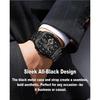 New Design Tonneau Watch Men Luminous Waterproof Date Stainless Steel Chronograph Quartz Watches for Men Relogio Masculino