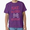 Eat Sleep Game Repeat Classic TShirt Made In UsaAus TShirt S2xl