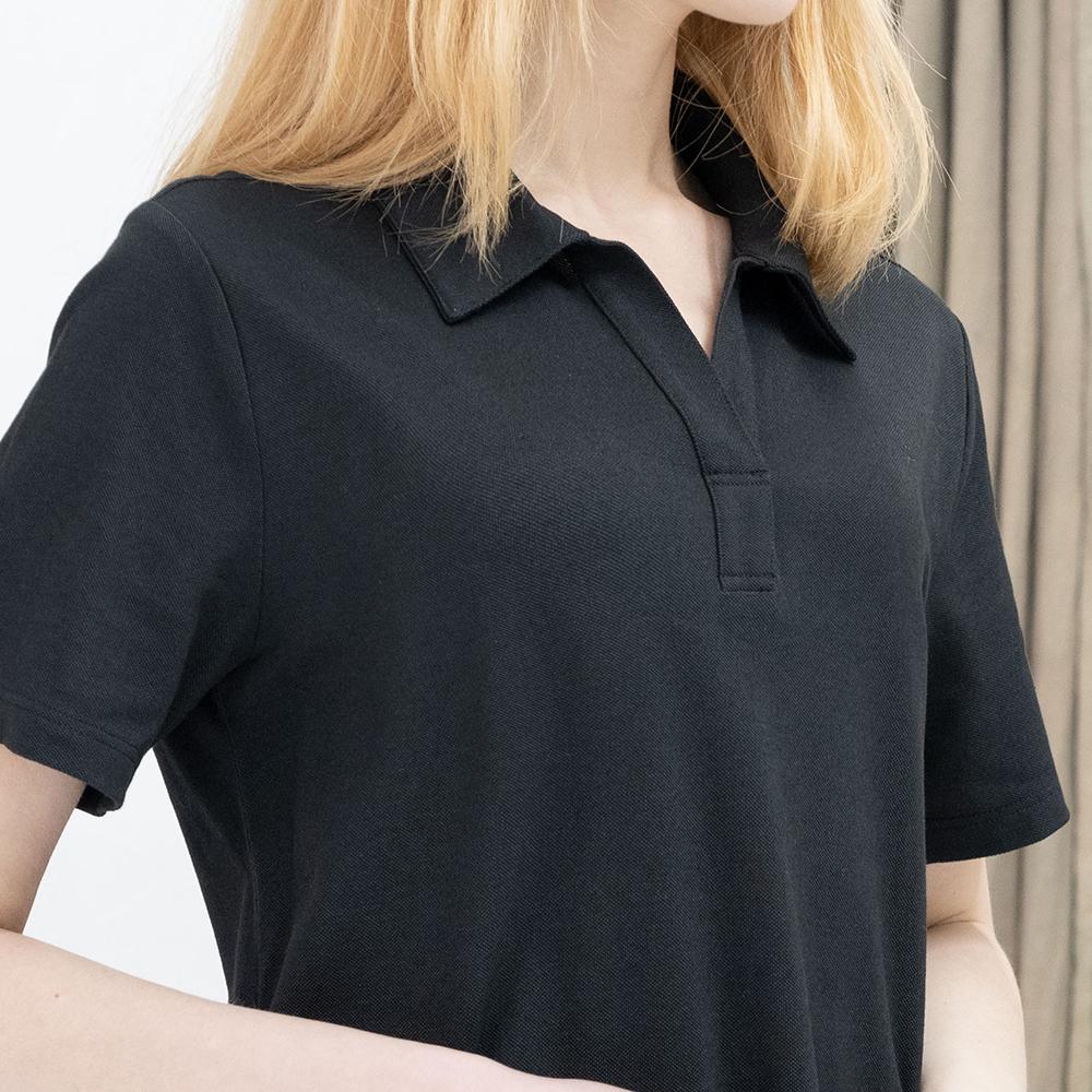 DURAN Pk Open Collar Dress Dtf4S-5123 3Colors