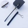 Demon Slayer Tanjiro Giyu Shinobu Nichirin Sword Keychain with Sheath, 17cm Alloy Model