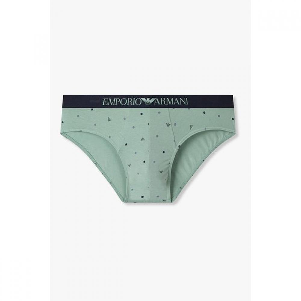 Emporio Armani Мужские хлопковые трусы с логотипом 0815311033 M(100)