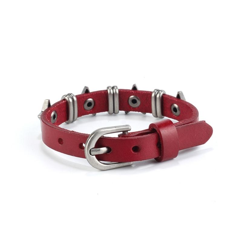 Vintage Stern Leder Uhrenarmband Armband für Damen Süß Cool Charm Mode Verstellbares Armband Halloween Schmuck Geschenk