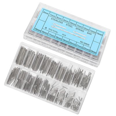 360-Piece Watch Pin Set, Stainless Steel, 6-23mm, 18 Sizes, for Watch Straps, Watchmaker