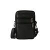 Genuine Leather Men's Vertical Crossbody Phone Waist Bag with Belt Loop (8-Inch)