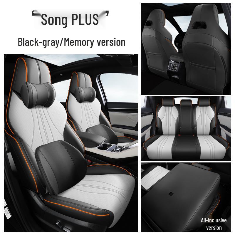 Neues BYD Song Pro Autositzkissen-Set - Premium-Leder, Originaldesign