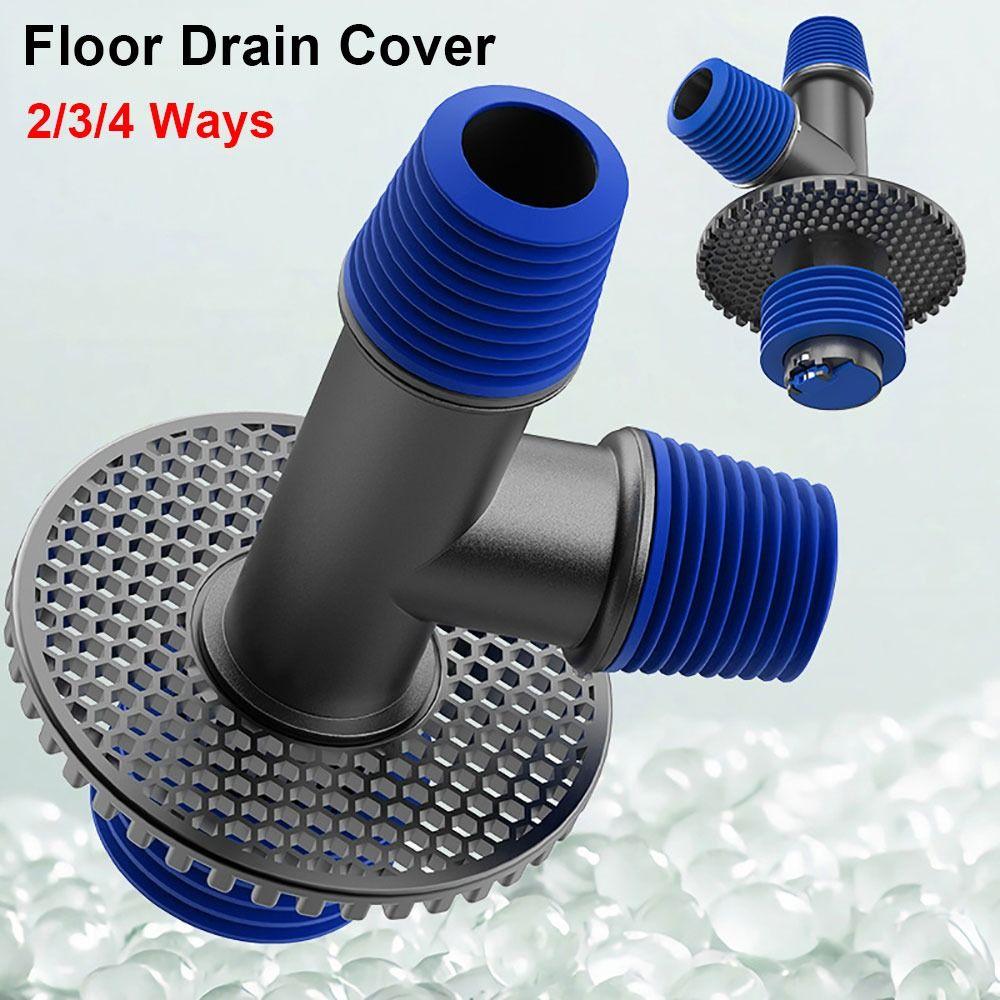 1Pcs 2 in 1 Floor Drain Cover Universal Hose Adapter Disposer  Washroom Accessories