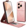 For Huawei Pura 80 Stand Case Magnetic Clasp Vertical Flip Leather Phone Cover with Card Holder