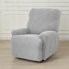 1 Seater Split Recliner Sofa Covers Jacquard Anti-dirty Chair Covers Leaves Relax Lounger Armchair Couch Cover for Living Room
