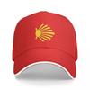 New Camino De Santiago Symbol Large Yellow Scallop Shell Cap Fashion Casual Baseball Cap Adjustable Hat Hip Hop Summer Baseball