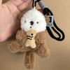 Celebrity Animal Cute Sea Otter Pendant Plush Toy Fish Cat Bag Pendant Doll Keychain Doll Backpack Decoration Girl Kawaii Gift
