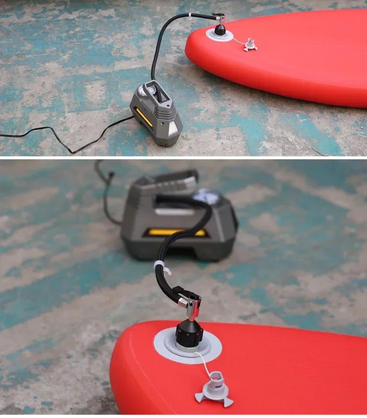 Durable Air Valve Adaptor Wear-resistant Rowing Boat Air Valve Adaptor Nylon Kayak Inflatable Pump Adapter for SUP Board