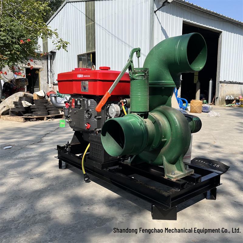 Self-Priming Diesel Sewage Water Pump - Powerful Engine for Firefighting & Agricultural Irrigation