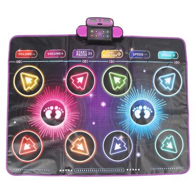 Elektronische Tanzmatte mit eingebauter Musik, Dual-Player, interaktives Tanzspielpad für den Heimgebrauch