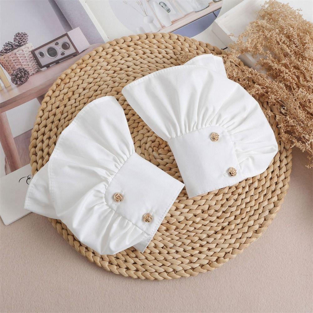 Cuff Extension Fake Flare Sleeves Sunshade Wrist Cuffs Creative Flare Sleeves  Women Girls