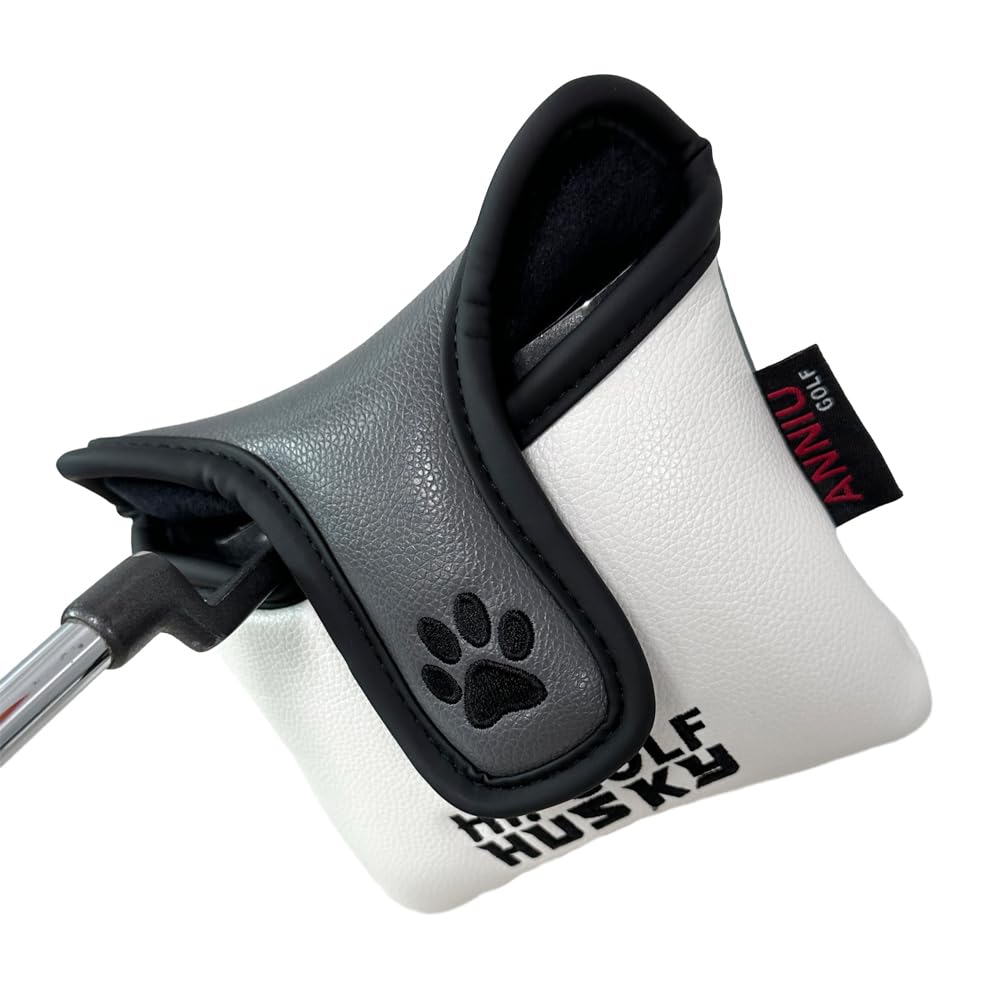 Kryt na putter Kryt hlavy golfové hole pro palice Kompatibilní s Odyssey 2 Ball TaylorMade Spider Putter Magnetický Pes Akita Pes Husky Kočka (Kočka)