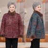 Winter Padded Jacket Female Elderly Padded Jacket Piled Thickened Jacket Old Lady Clothes