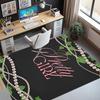 Alpha Kappa Alpha Pattern Rug, Indoor/Outdoor Mat, for Picnic, Gameroom, Bedroom, Office, Living Room, Home Decor Carpet, Birthday Gift