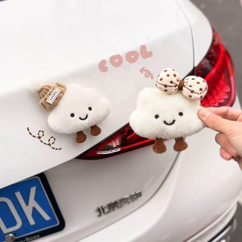 Cloud Car Trunk Pendant: Creative Cartoon Roof Ornament