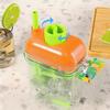 2-in-1 Eiswürfelbereiter & Wasserflasche mit Strohhalm, Silikonform mit Druckentriegelung für Gefrierschrank, Auslaufsichere tragbare Tasse für Fitnessstudio Reisen, BPA-frei Sommer