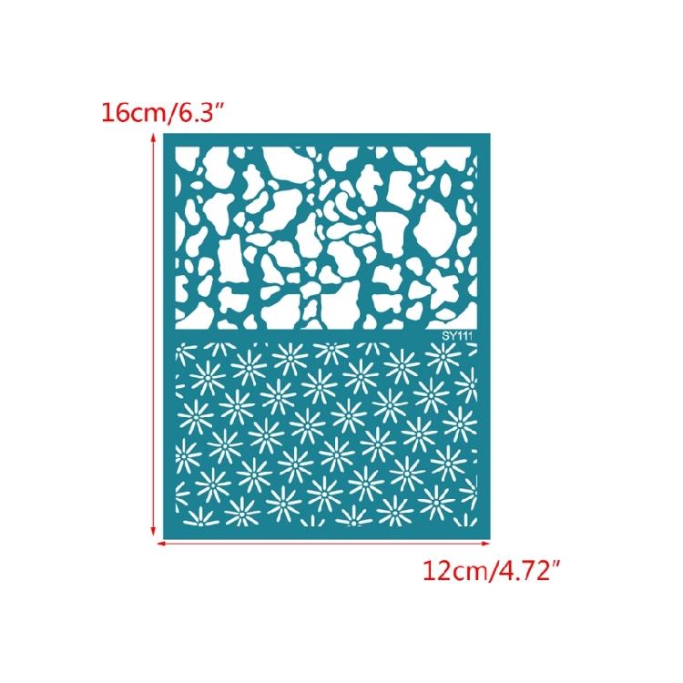 Silkscreen Stencils Self-Adhesive Silk Screen Print Stencils Jewelry Making Tool