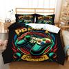 3D Digital Printed Bedding Set Game Machine Pattern Quilt and Pillow Case Set Single/Double Bed Full Size Home Decoration Bedding Set