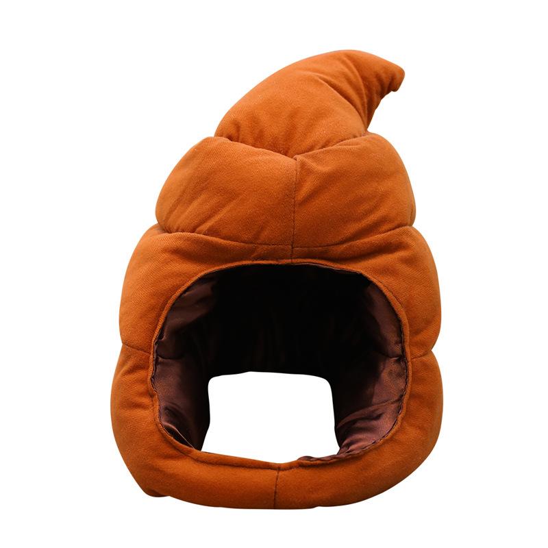 Adorable Japanese Plush Poop Hat for Photo Props