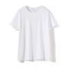 T-shirt da Uomo Girocollo Manica Corta 180g Cotone - Colore Unico Bianca per Stampa Logo Fai-da-te