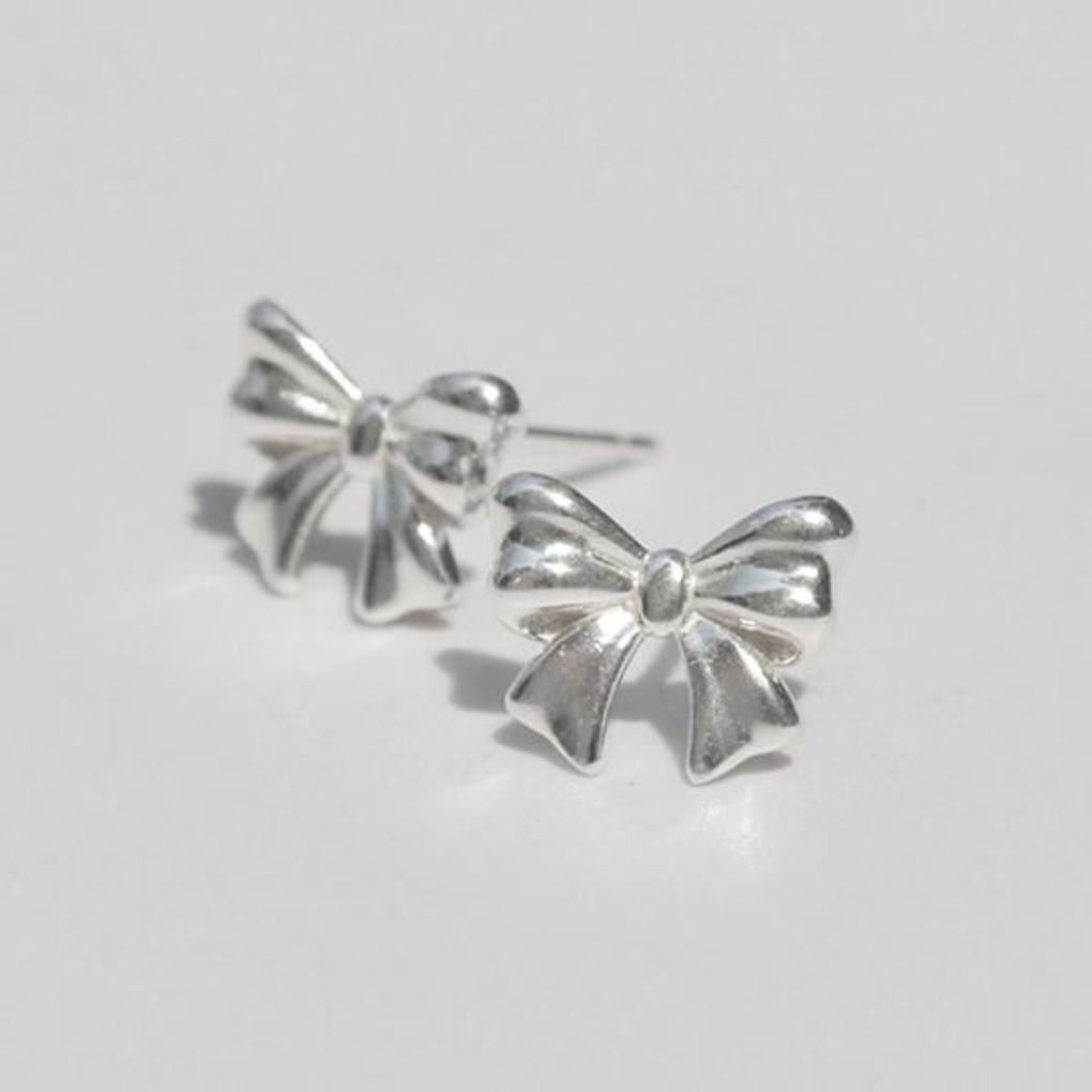 Women's Daily Accessory Sari Mini Ribbon Earrings
