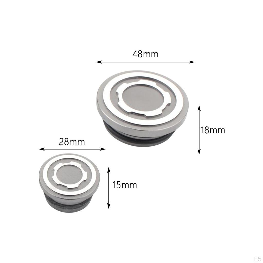 4 Stück Motorradrahmen-Lochabdeckungen Abdeckstopfen für 400 800 1100