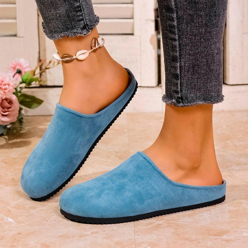 Fashion Women's Shoes 2025 Brand Closed Toe Women's Slippers Fashion Outdoor Casual New Plus Size Best Seller Comfortable Flat Slippers