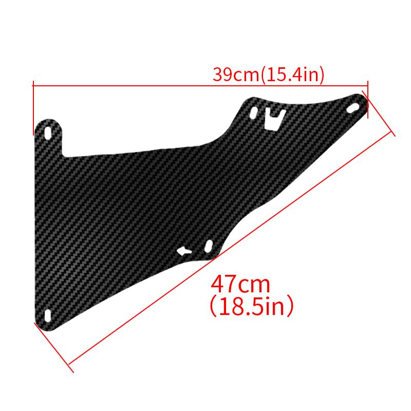 Mud Flaps For Toyota Land Cruiser Prado Carbon Fiber Texture Splash Guards Mudflaps Fender Liners Shield