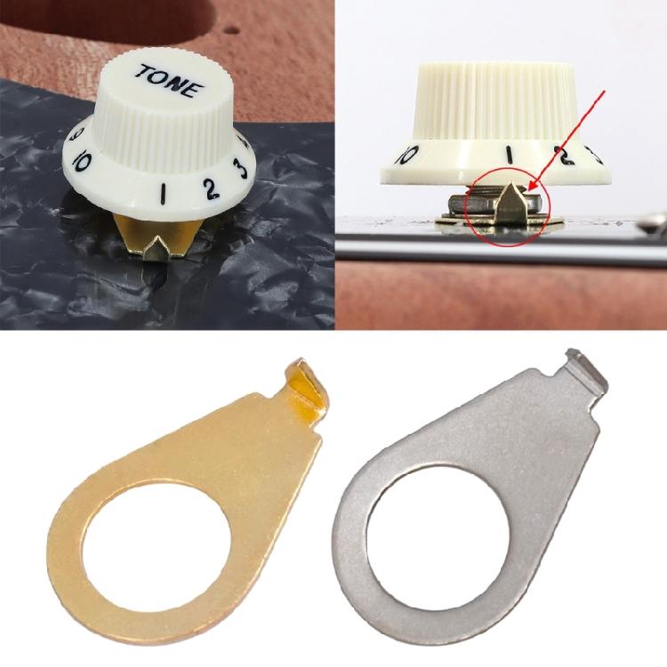 10 Pcs Electric Guitars Knobs Pointer Plate Knob Position Indicator Washers