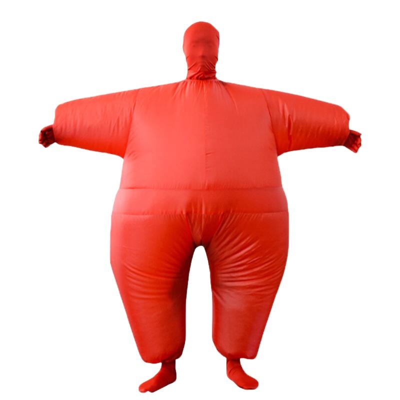 Cosplay Halloween Party Costume Fat Ninja Sumo Costume With Inflatable White Salmon Image