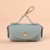 Leather Pet Waste Bag Dispenser Multi-Color with Keychain Dog Waste Bag Multifunctional Lightweight Pet Poop Bag For Outdoor Use