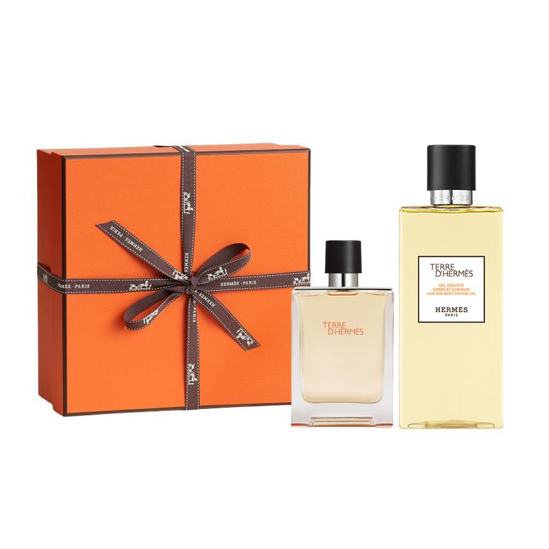 Hermes Earth Bath Men s Perfume Set Woody Eau de Toilette EDT + 21964818-Two-piece set: Dadi Light Fragrance 50ml + Dadi Shampoo and Shower Gel 200ml