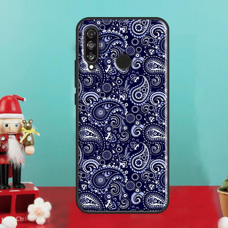 Bandana Seamless Pattern For Huawei Nova 12i 12s 11i 5T Y90 Y70 Y60 Y61 Y91 Y72 9 10 SE P60 Pro P20 P30 P40 Lite Case