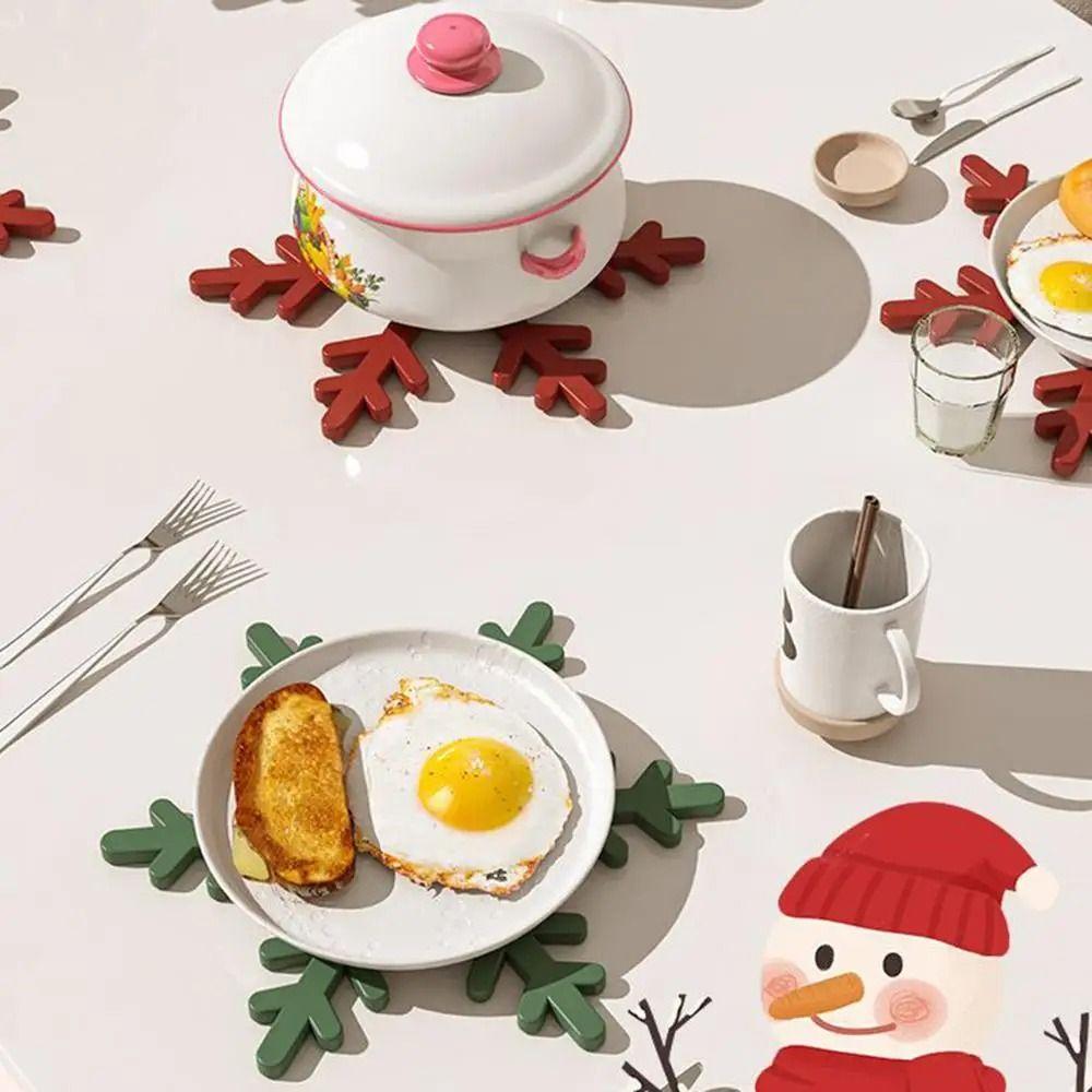 Foldable Tree Shape Trivets Decorative Table Insulation Pad Thicken Hot Pot Holders  Home