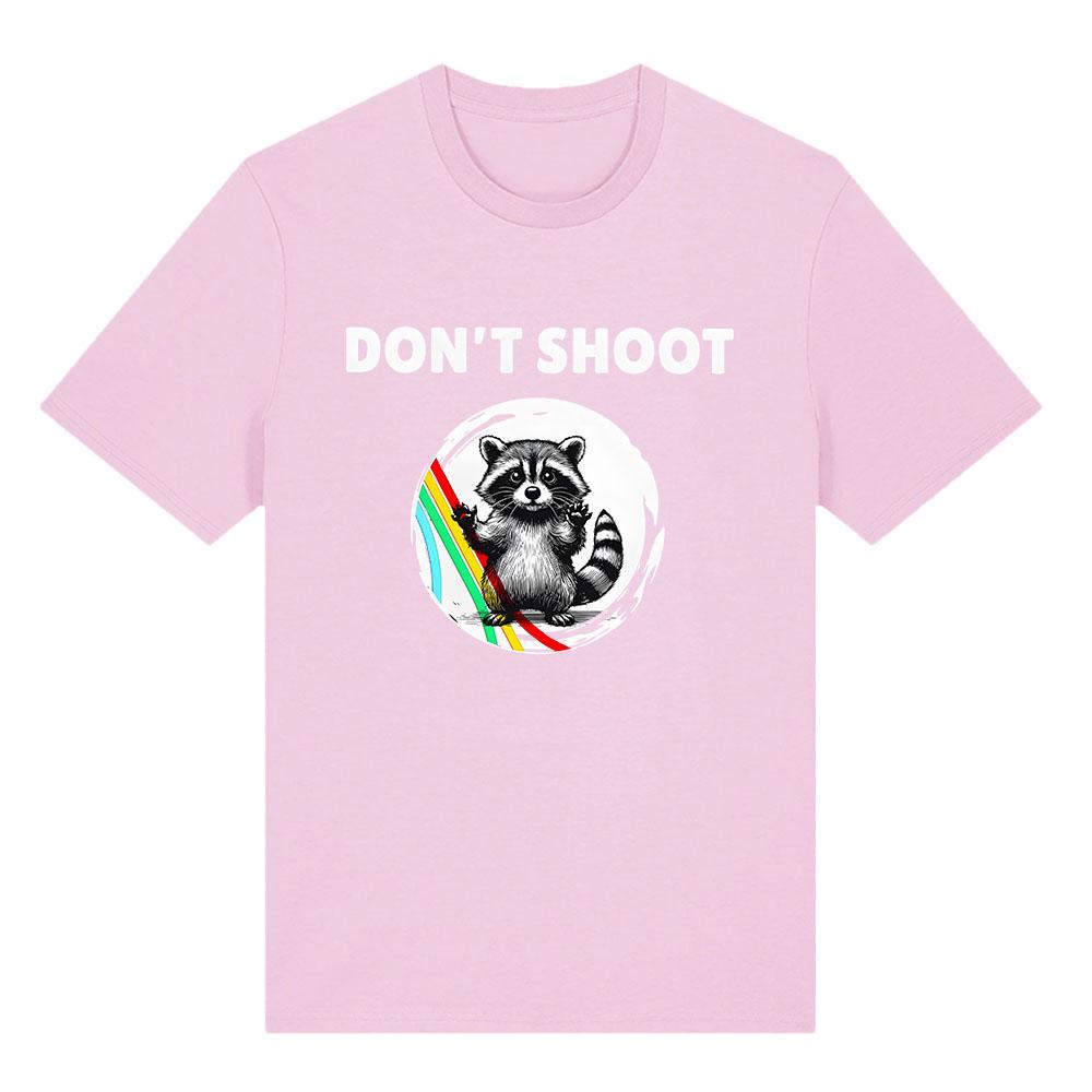 Don Shoot Letter Print Tshirt Hot Game Arc Raiders Tshirts Short Sleeve Cotton 2026 Spring summer MenWomen Unisex Streetwear
