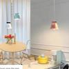 Christmas Bell Macaron Rainbow Iron Pendant Lamp Modern Nordic Bedroom Board Study Home Decoration Chandelier E27 Luster Light