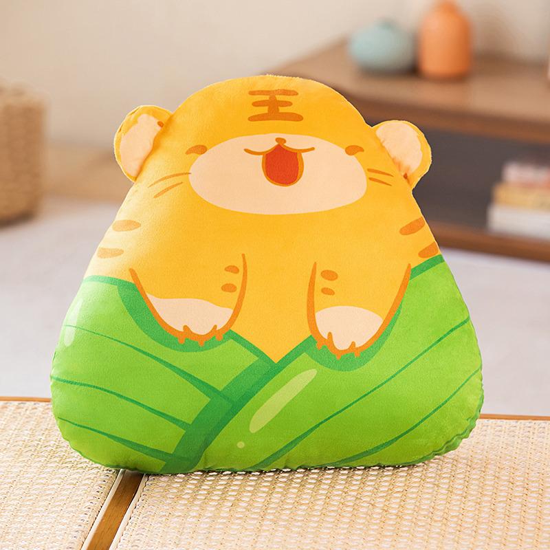 Dragon Boat Festival Zongzi Throw Pillow Simulation Creative Doll Throw Pillow Plush Toy Company Holiday Activities Gifts Plus Logo
