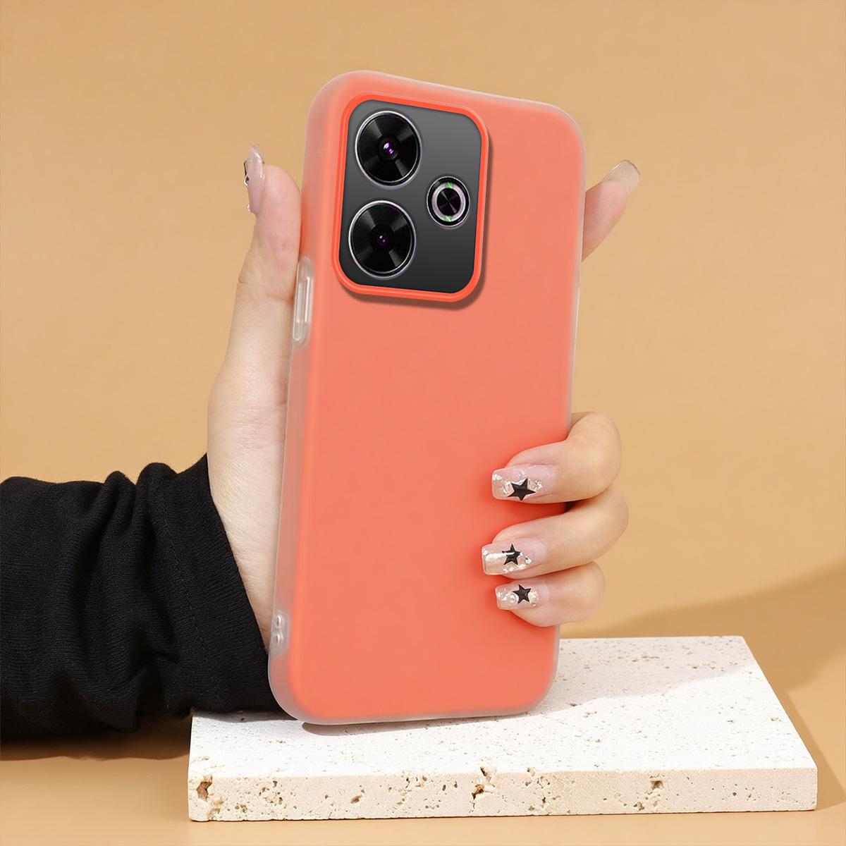 

Macaron Magnetic Frosted Case for HONOR X9 X8 X7 X6 X5 Series 400 200 90 50 Pro Lite Smart Shockproof Cover HONOR 50 помаранчевий