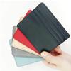 1Pc Pu Leather ID Card Holder Candy Color Multi Slot Slim Wallet for Women Men Business Card Cover