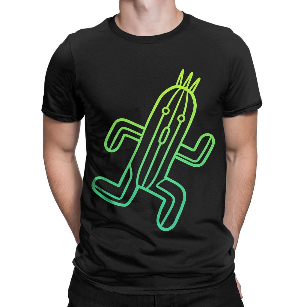 fFinal Fantasy Cactuar Funny 100% Cotton T-Shirt fFinal Fantasy Tops Tees For Men