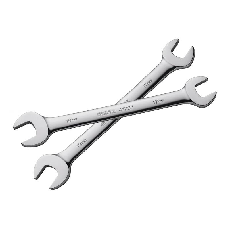 SATA Fully Polished Double Open-End Wrench