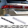 1Pcs 3D Volkswagen Emblem Sports Style Car Trunk Badge Sticker Accessories For VW Golf Tiguan T-Roc Polo Passat ID.4 T-Cross MK7LP10
