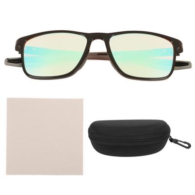 Blue Colorblindness Glasses High Contrast UV Blocking TR Multicoating Color Correcting Glasses